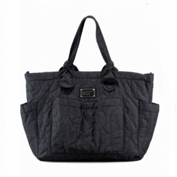 Marc By Marc Jacobs Handbags - Marc by Marc Jacobs Pretty Black Nylon Quilted Shoulder Diaper Bag